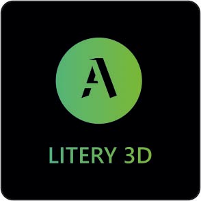 Litery 3d